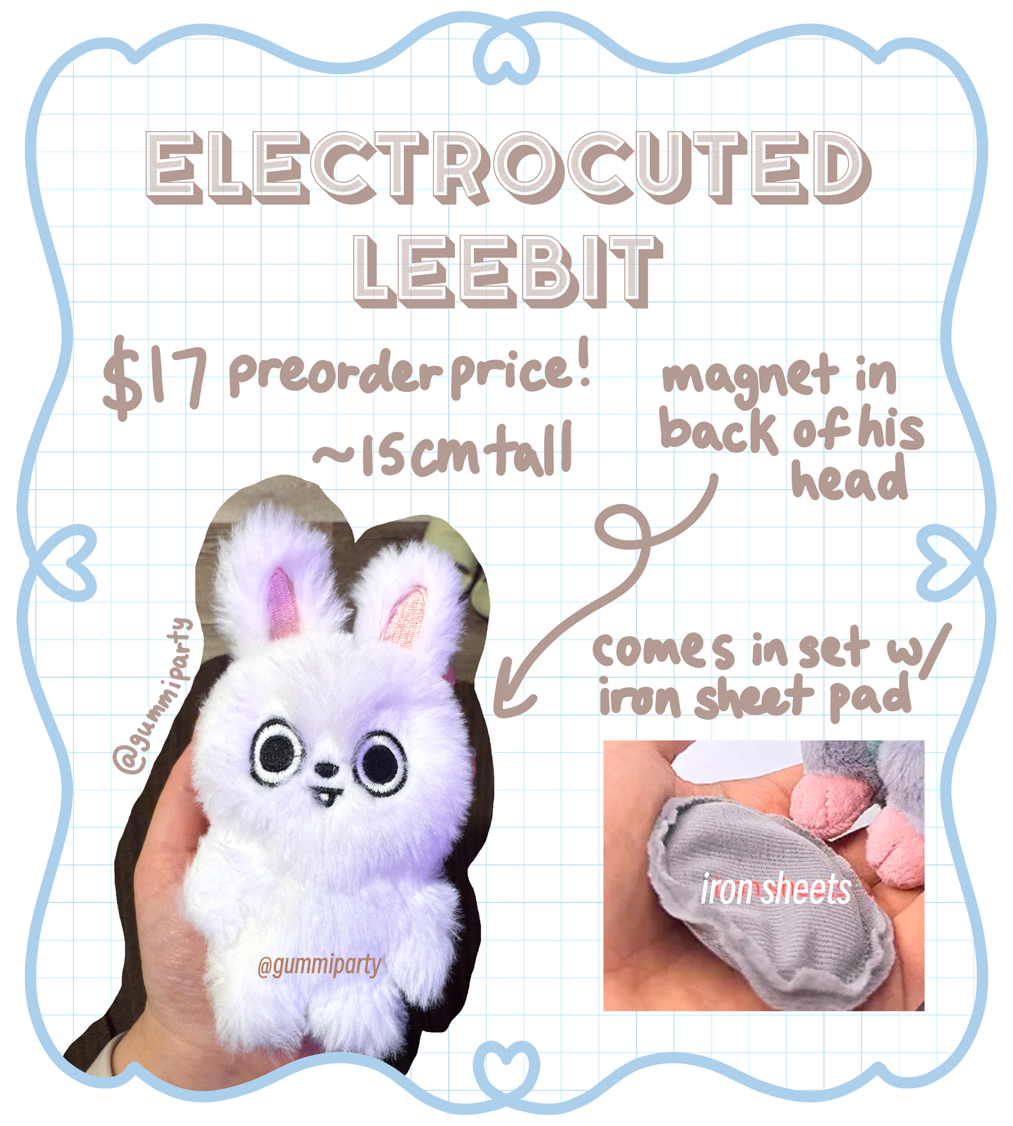 Leebit Fake Eyes Open Plushies