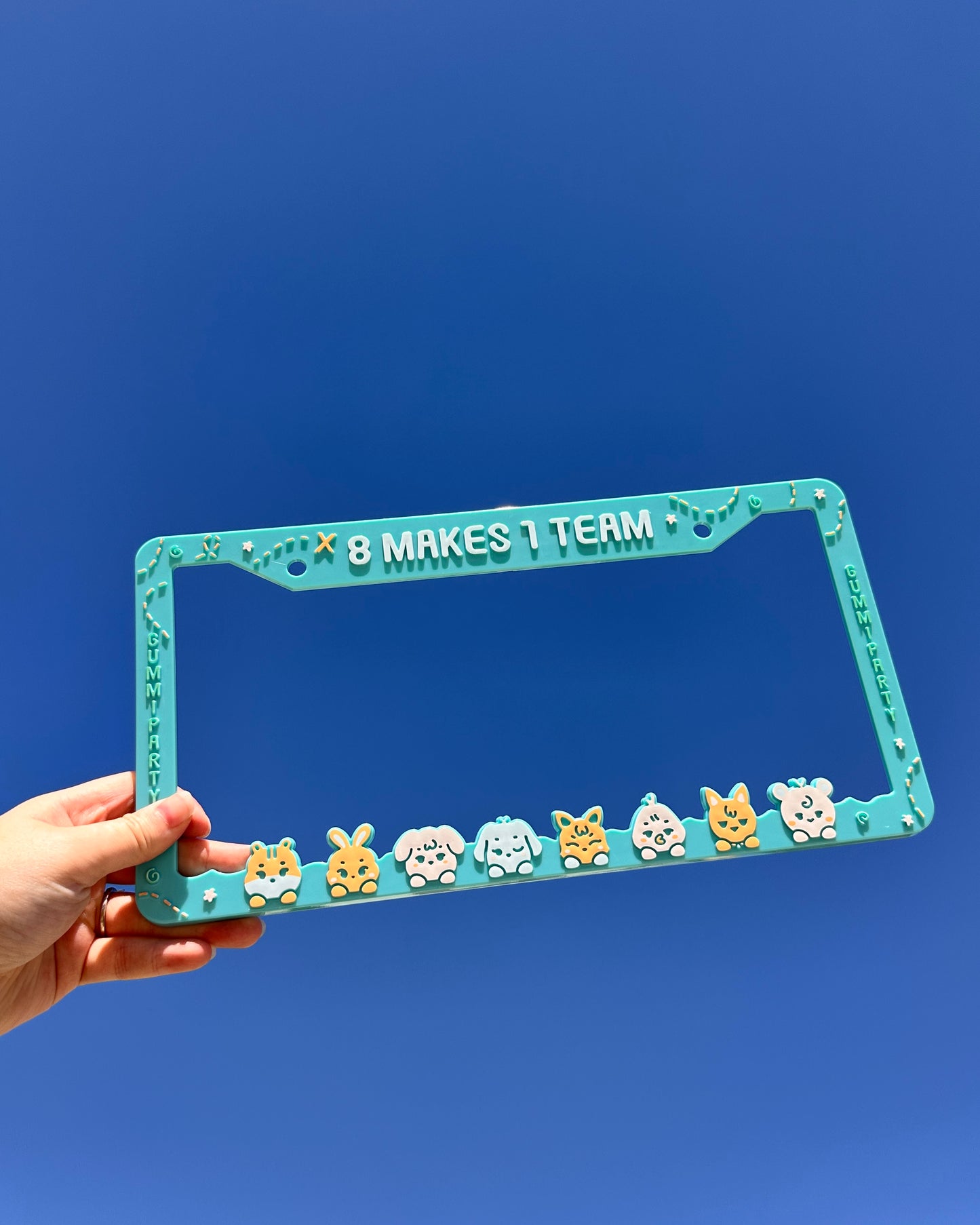 ATEEZ License Plate Blue