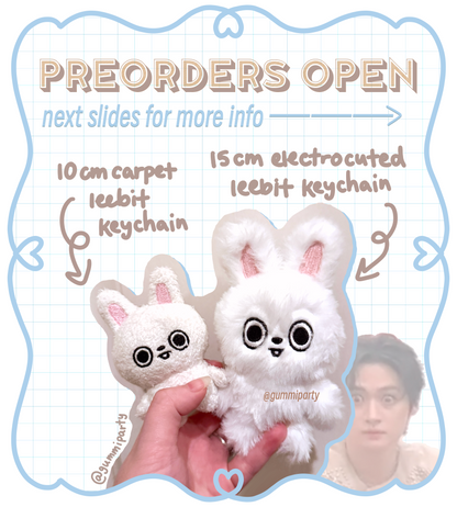 Preorder Leebit Fake Eyes Open Plush