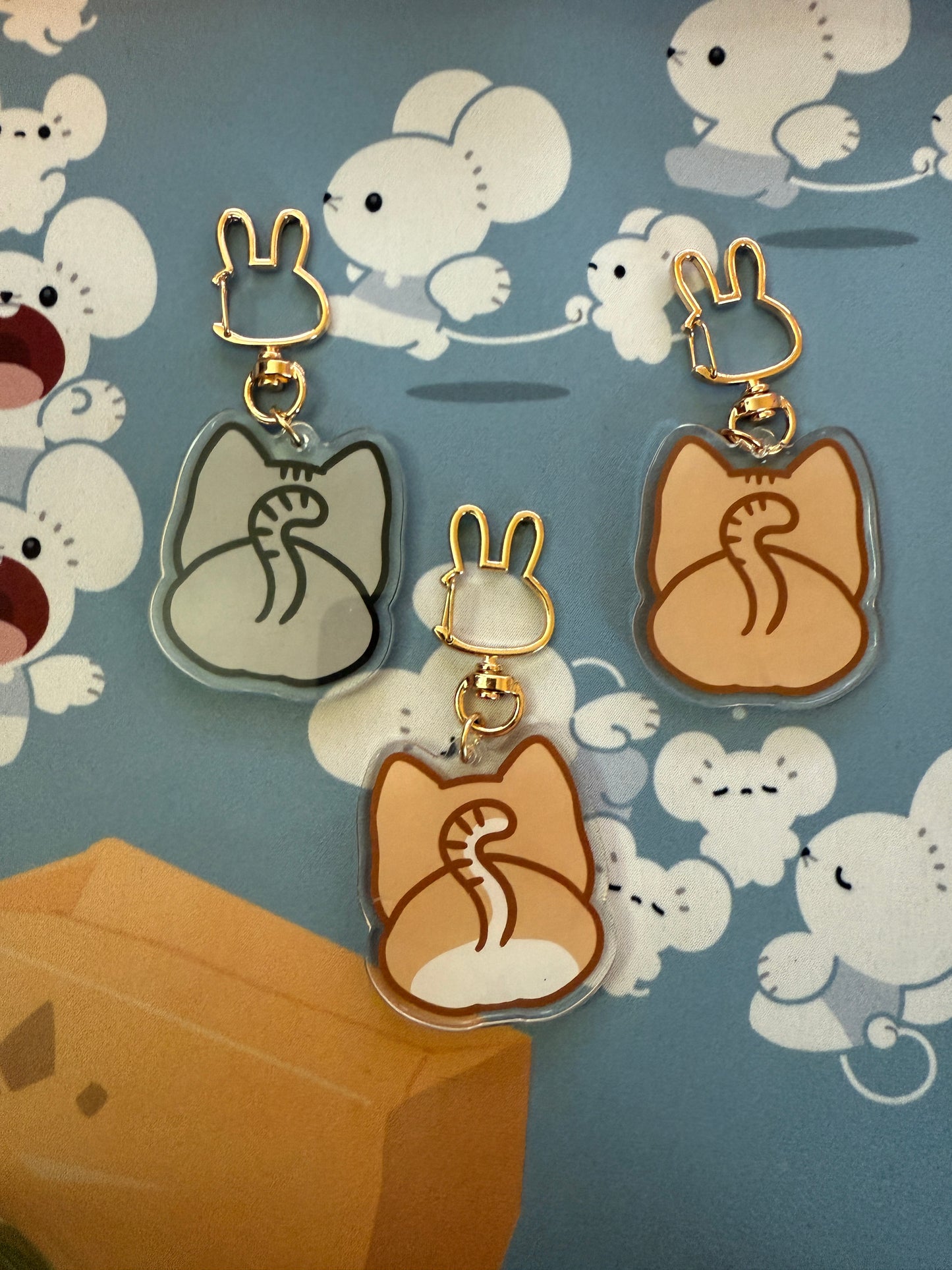 Fake Eyes Open Soonie Doongie Dori Keychains