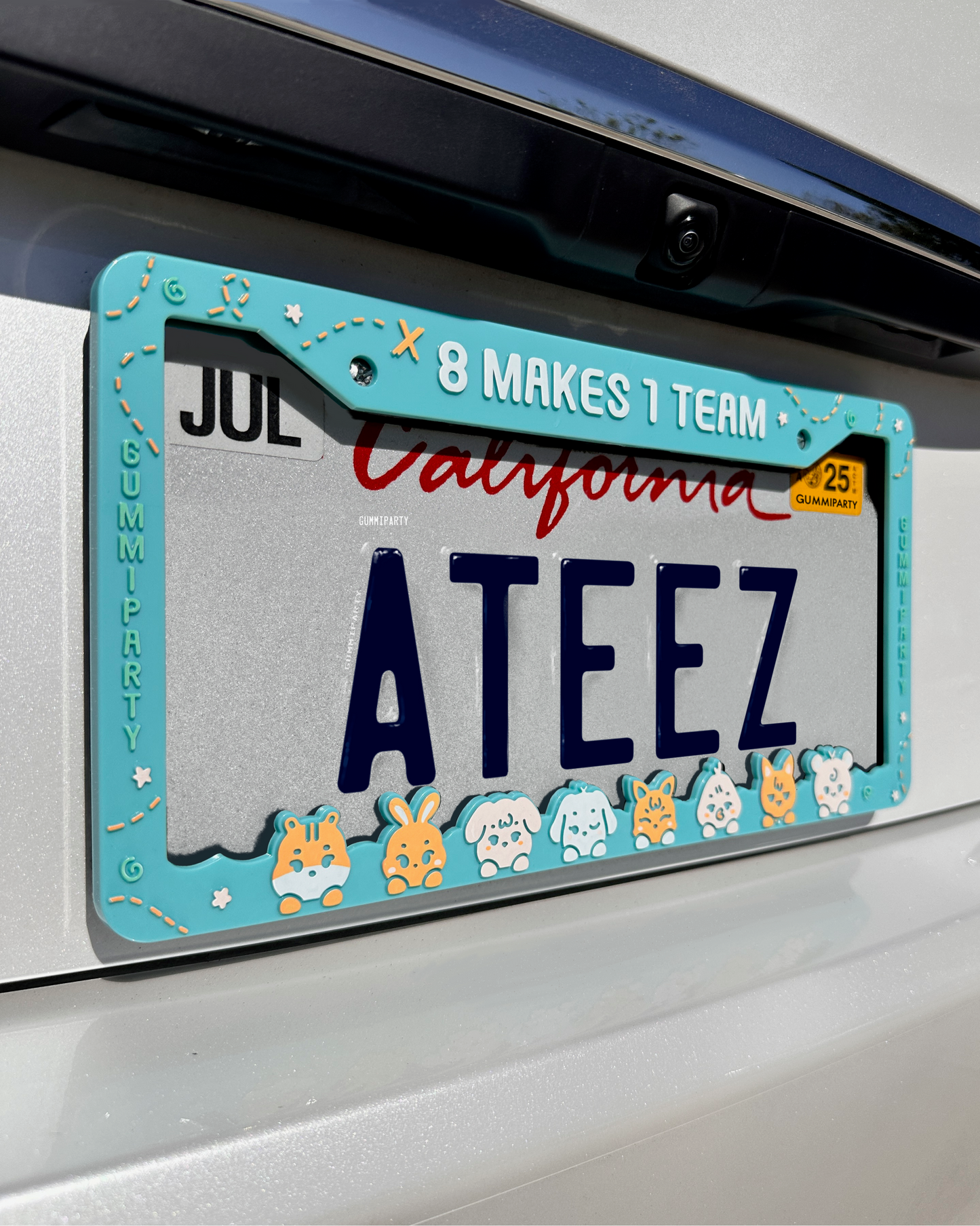 ATEEZ License Plate Blue