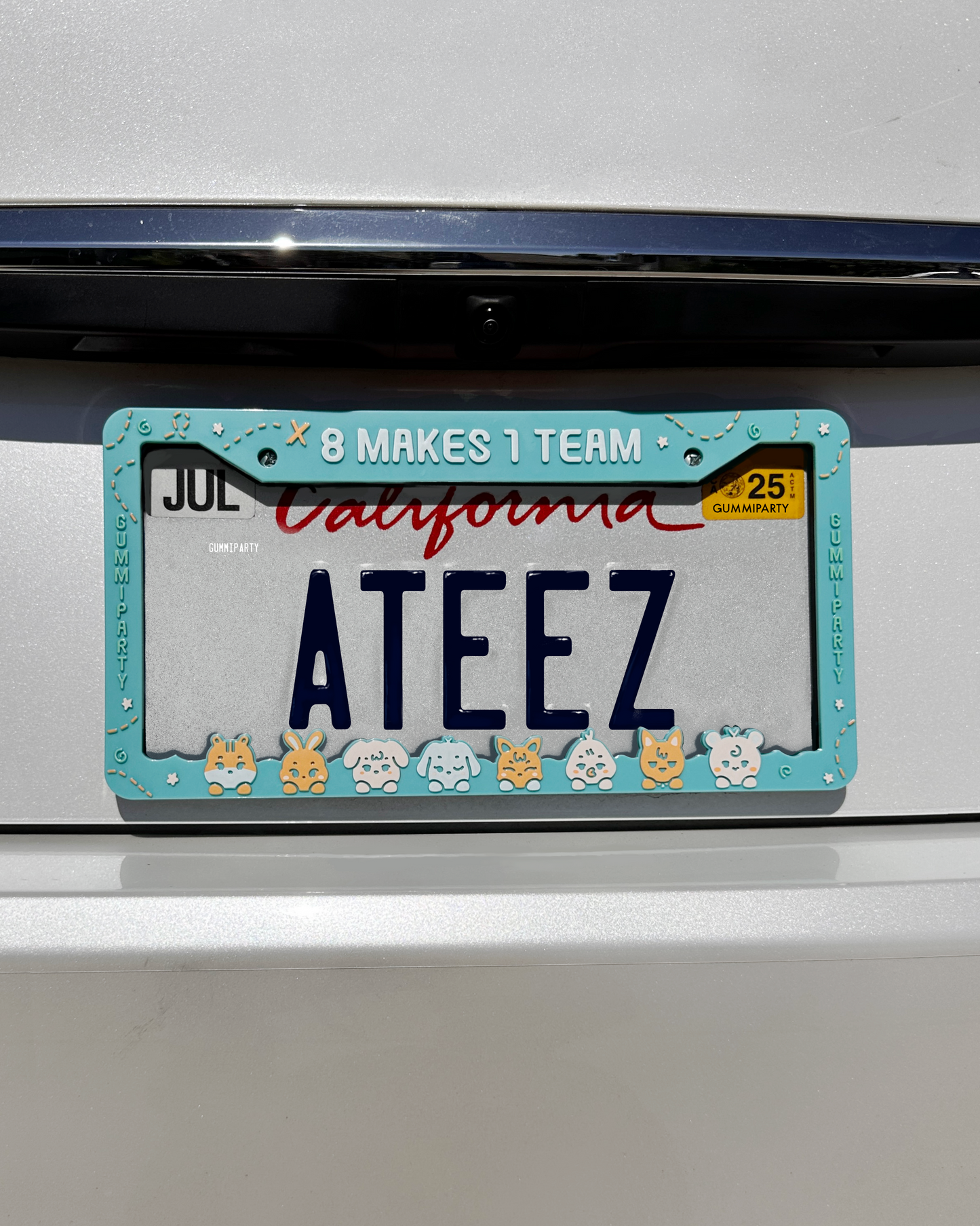 ATEEZ License Plate Blue