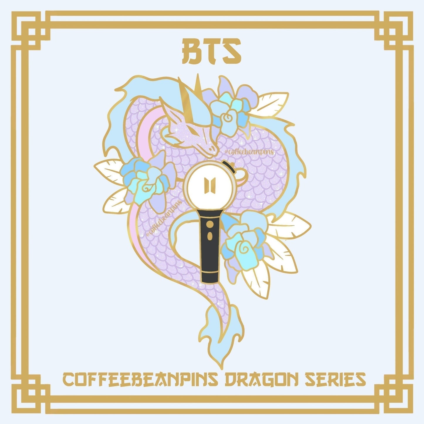 KPOP Dragon Red Velvet Pin