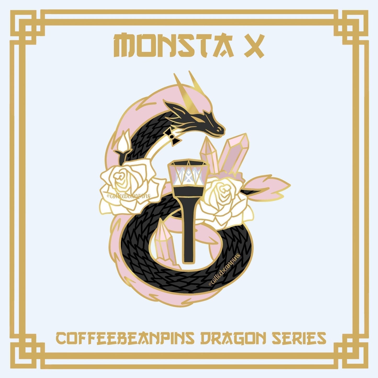 KPOP Dragon MONSTA X Pin