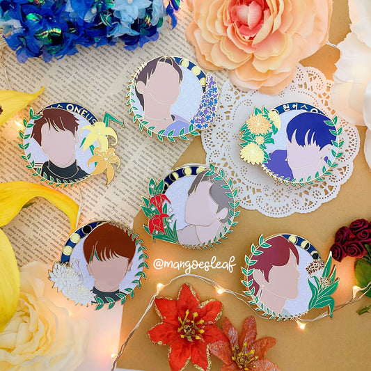 ONEUS Flower Spinning Pin Collection