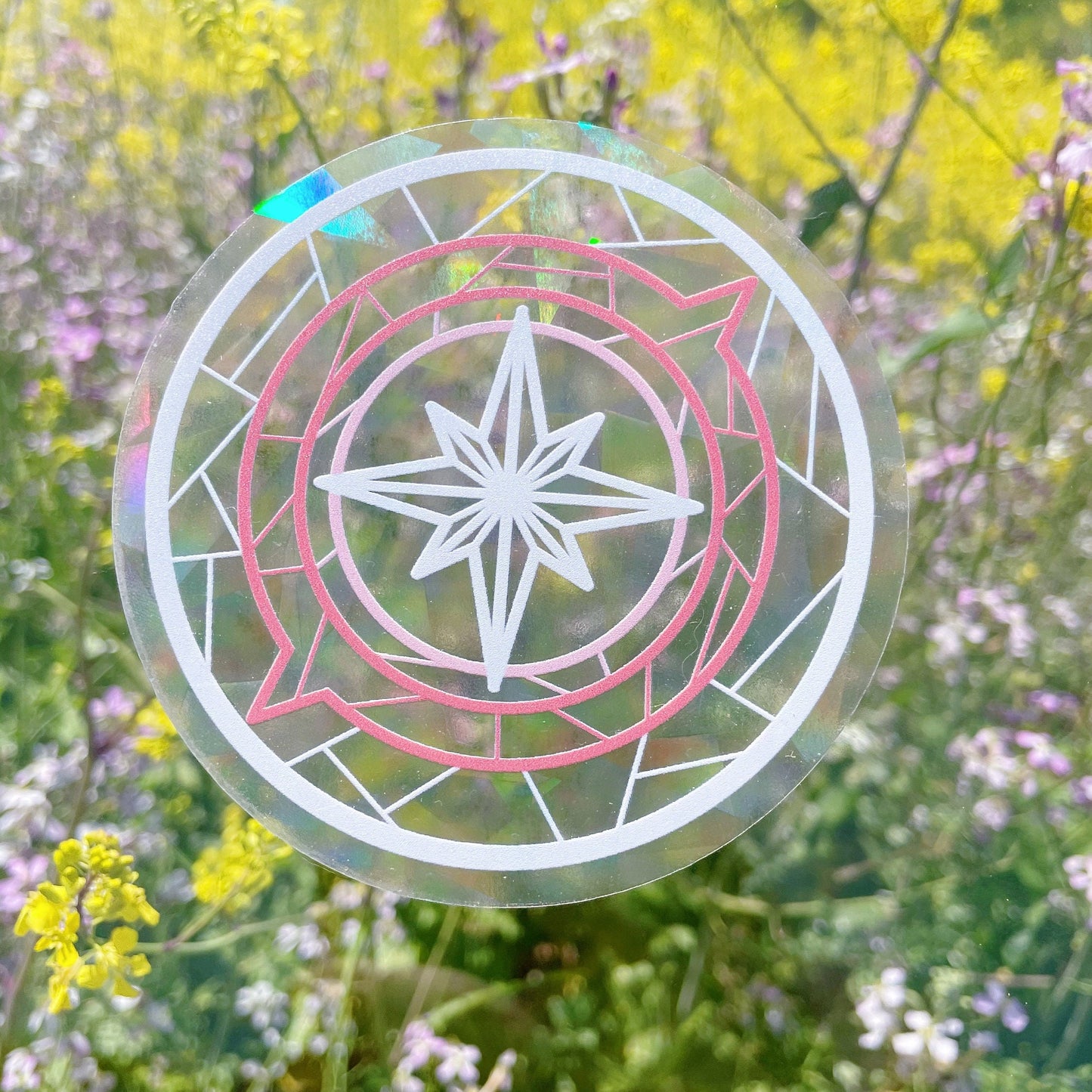 KPOP Rainbow Suncatcher Decals